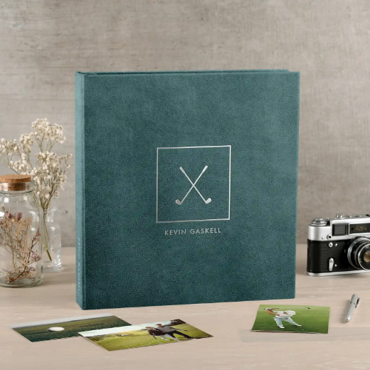 Picture of Velvet Slip In Photo Album for 100-1000 4x6 Photos, Golf Lover Book