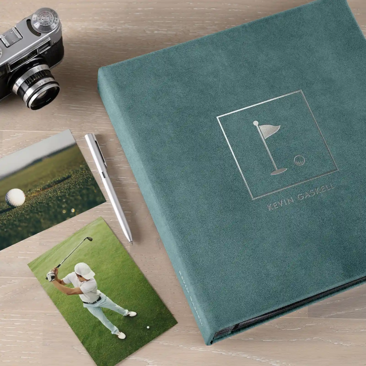 Picture of Velvet Slip In Photo Album for 100-1000 4x6 Photos, Golf Lover Book