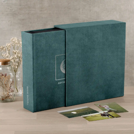 Picture of Velvet Slip In Photo Album for 100-1000 4x6 Photos, Golf Lover Book