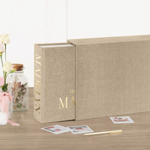 Picture of Linen Baby Photo Book, Design B82