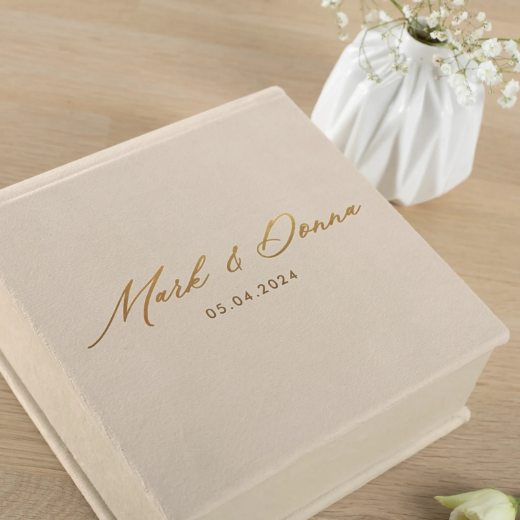 Picture of Velvet Ring Bearer Box