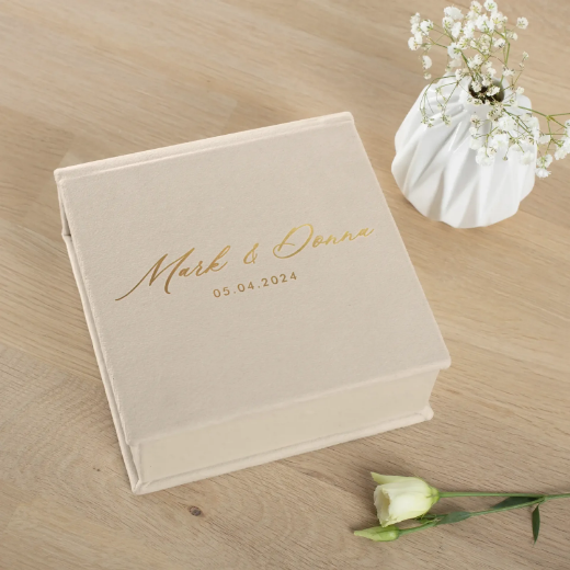 Picture of Velvet Ring Bearer Box