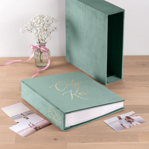 Picture of Velvet Slip In Photo Album for 100-1000 4x6 Photos, Design W106