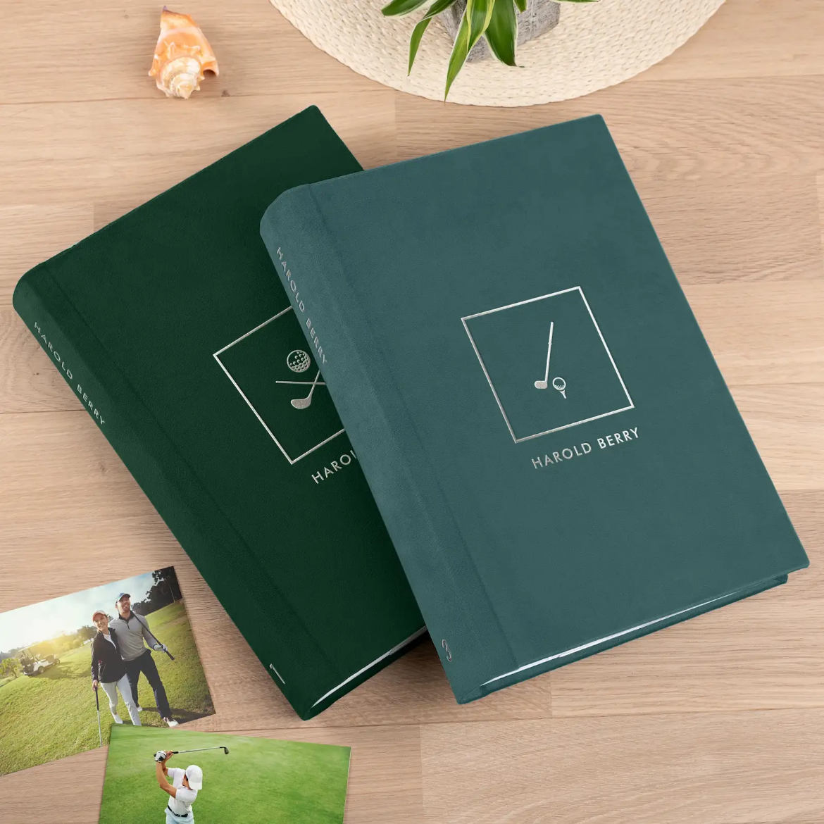Picture of Velvet Golf Lover Slip In Photo Album for 300 4x6 Photos