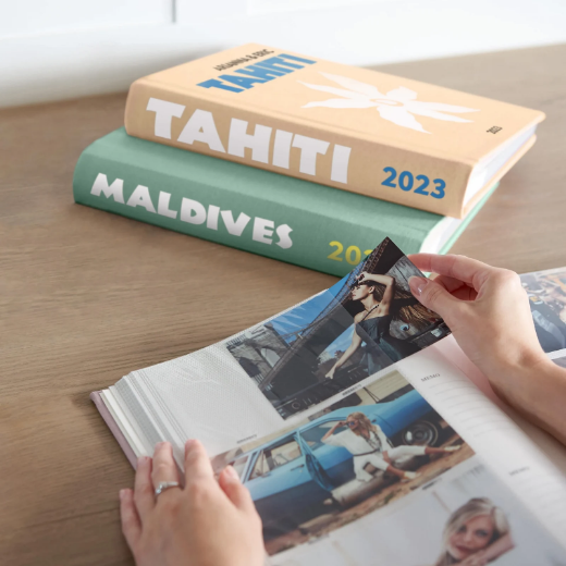 Picture of Velvet Travel Photo Album with Sleeves for 300 4x6 Photos