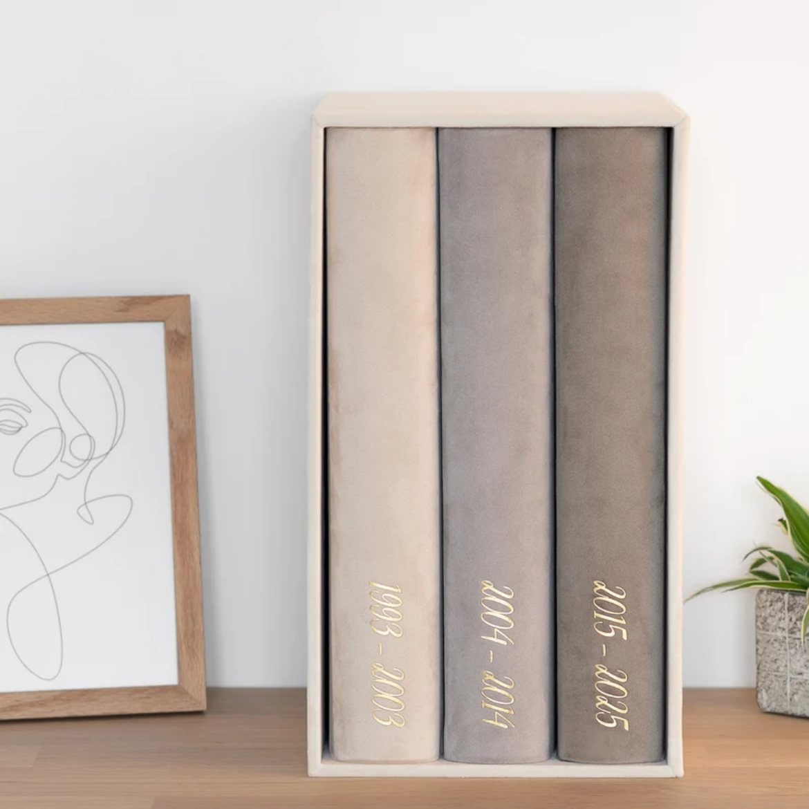 Picture of Velvet Photo Album with Sleeves for 300 4x6 Photos