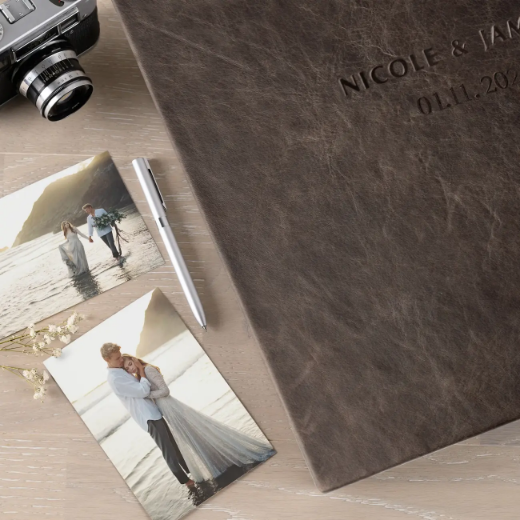 Picture of Leather Slip In Photo Album for 100-1000 4x6 Photos