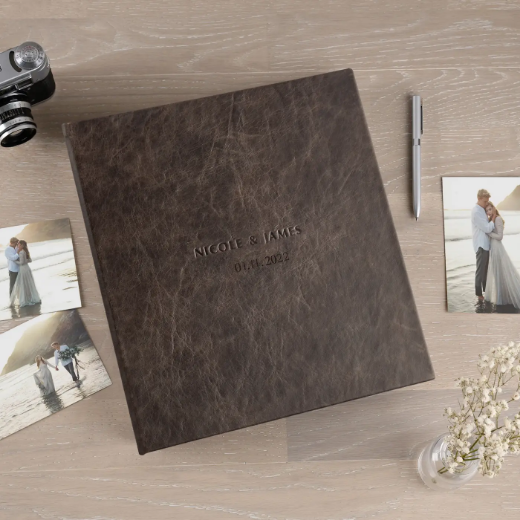 Picture of Leather Slip In Photo Album for 100-1000 4x6 Photos