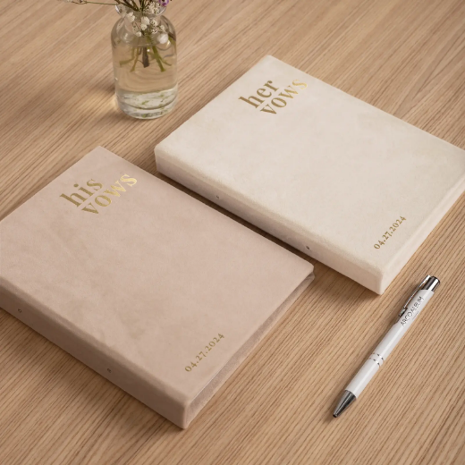 Picture of Set of 2 Velvet Vow Books