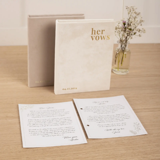 Picture of Set of 2 Velvet Vow Books