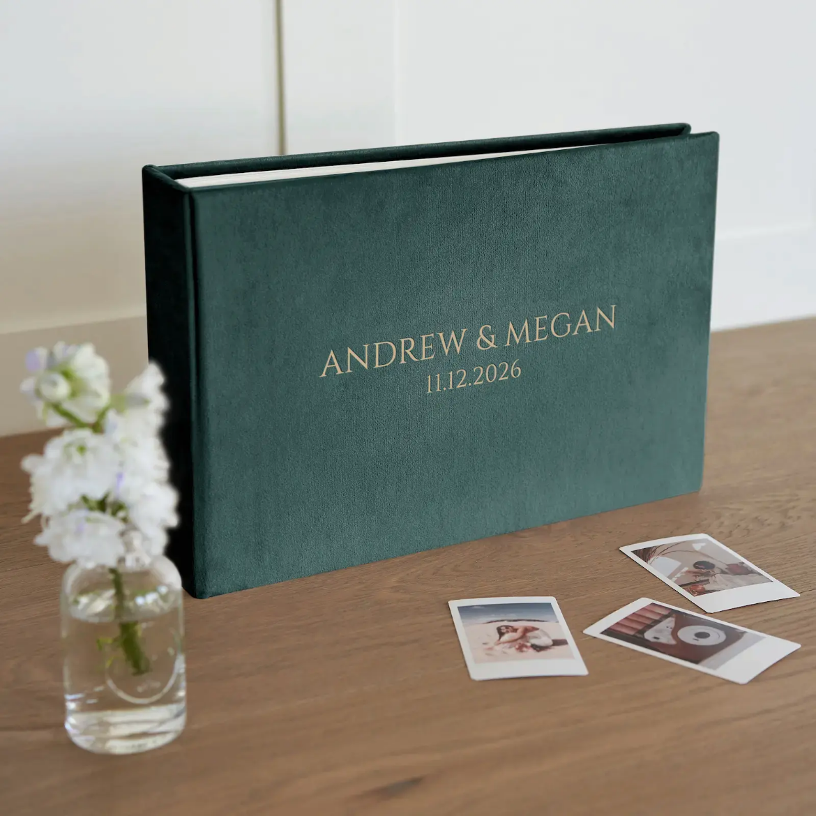 Picture of Velvet Wedding Guest Book