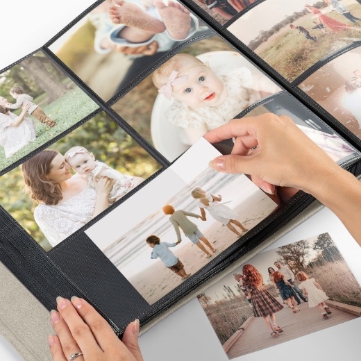 Picture of Suede Slip In Photo Album for 120-1200 4x6 Photos