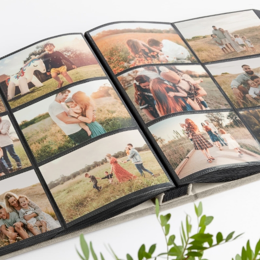 Picture of Suede Slip In Photo Album for 120-1200 4x6 Photos