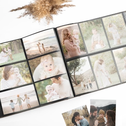 Picture of Suede Slip In Photo Album for 120-1200 4x6 Photos