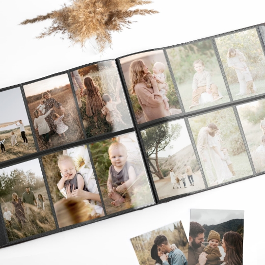 Picture of Suede Slip In Photo Album for 120-1200 4x6 Photos