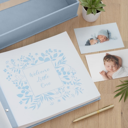 Picture of Leather Baby Photo Book