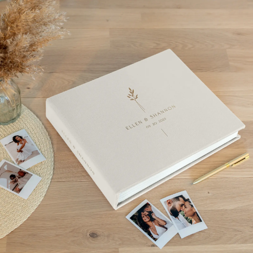 Picture of Velvet Wedding Guest Book