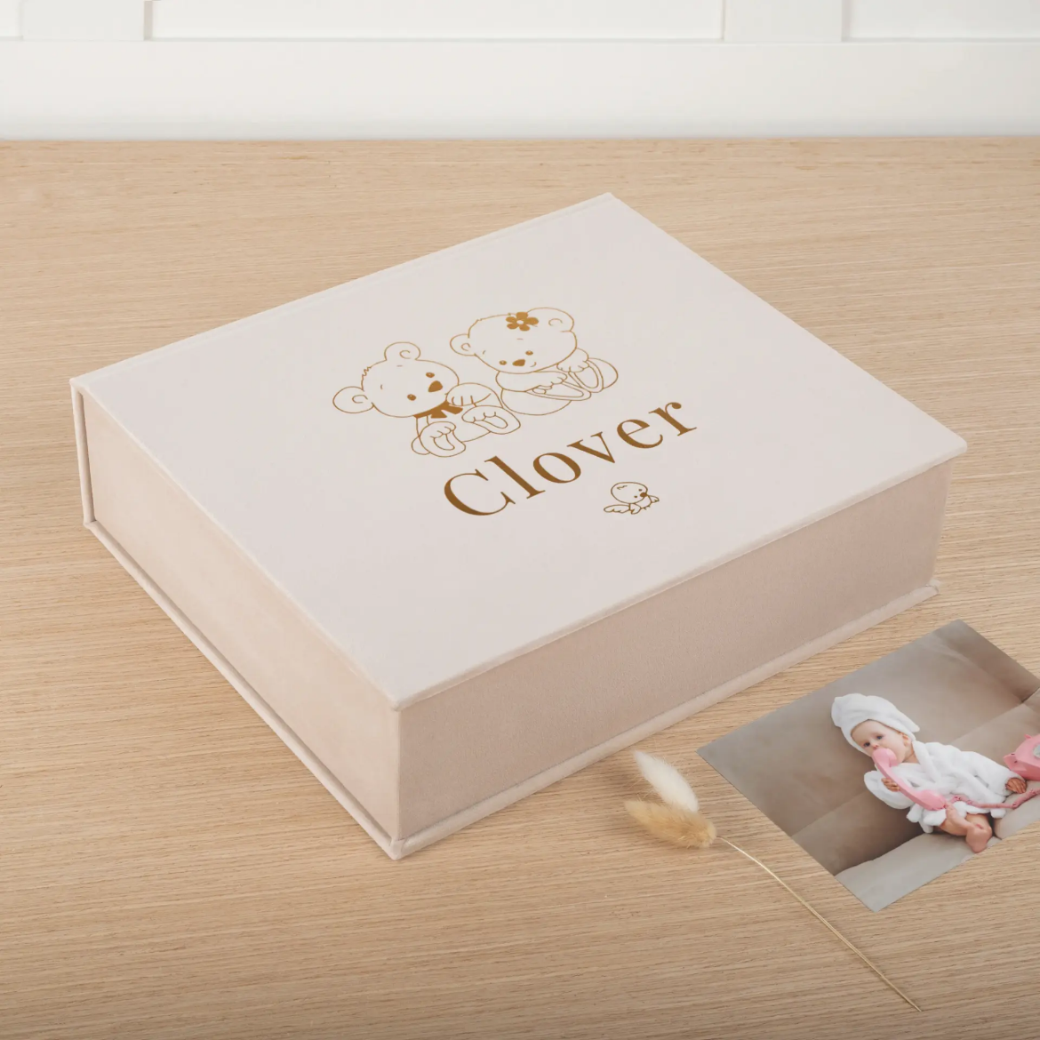 Picture of Velvet Baby Keepsake Box