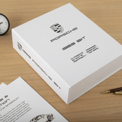 Picture of Linen Ring Binder Box