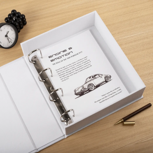 Picture of Linen Ring Binder Box