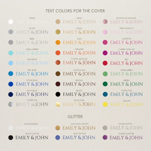 Picture of Linen Menu Book