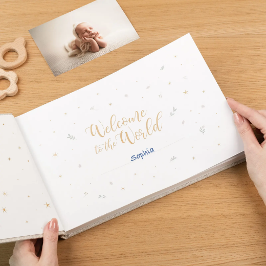 Picture of Linen Baby Journal