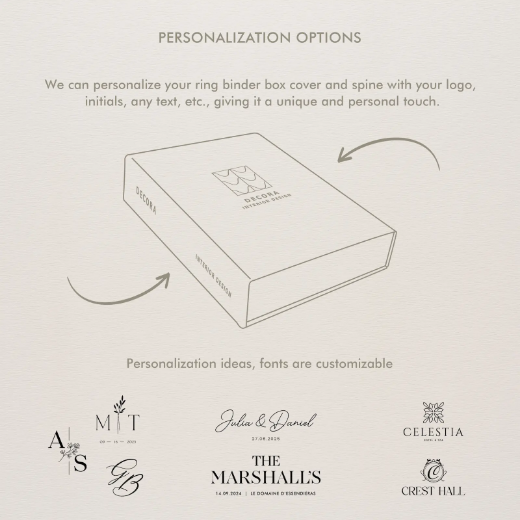 Picture of Eco Leather Ring Binder Box