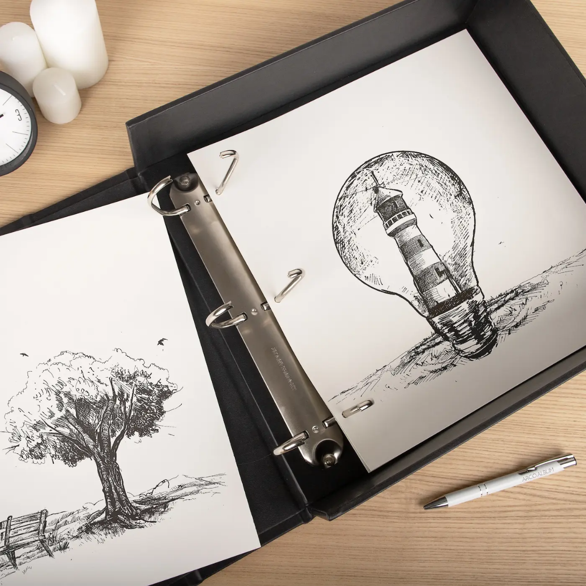 Picture of Eco Leather Ring Binder Box