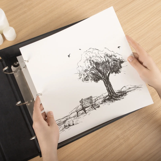 Picture of Eco Leather Ring Binder Box