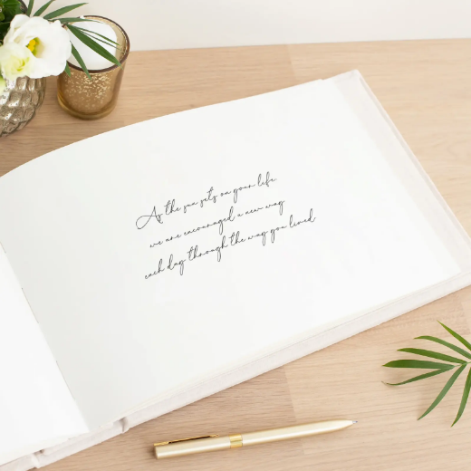 Picture of Velvet Memorial Condolence Book