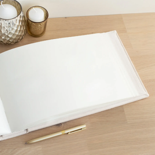 Picture of Velvet Memorial Condolence Book