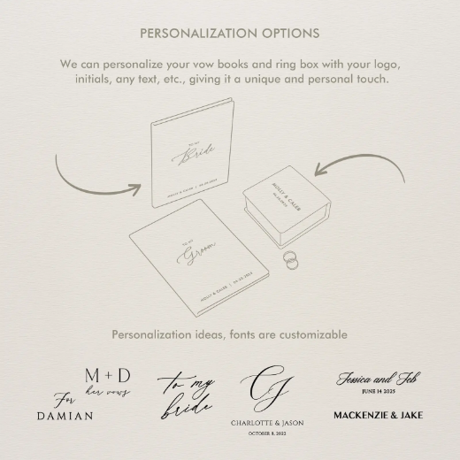 Picture of Linen Vow Book