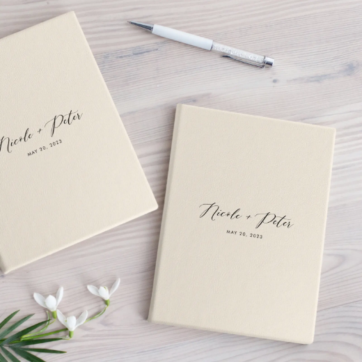 Picture of Leather Vow Book UV