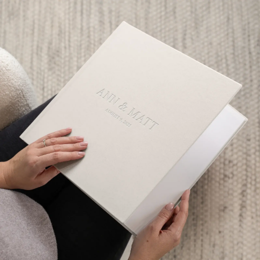 Picture of Eco Leather Hard Cover Wedding Photo Book