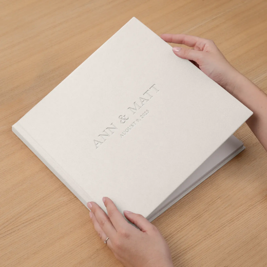 Picture of Eco Leather Hard Cover Wedding Photo Book