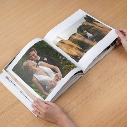 Picture of Eco Leather Hard Cover Wedding Photo Book
