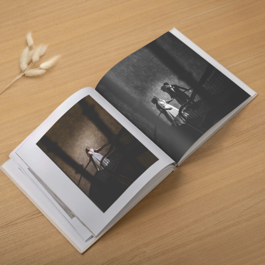 Picture of Velvet Hard Cover Wedding Photo Book