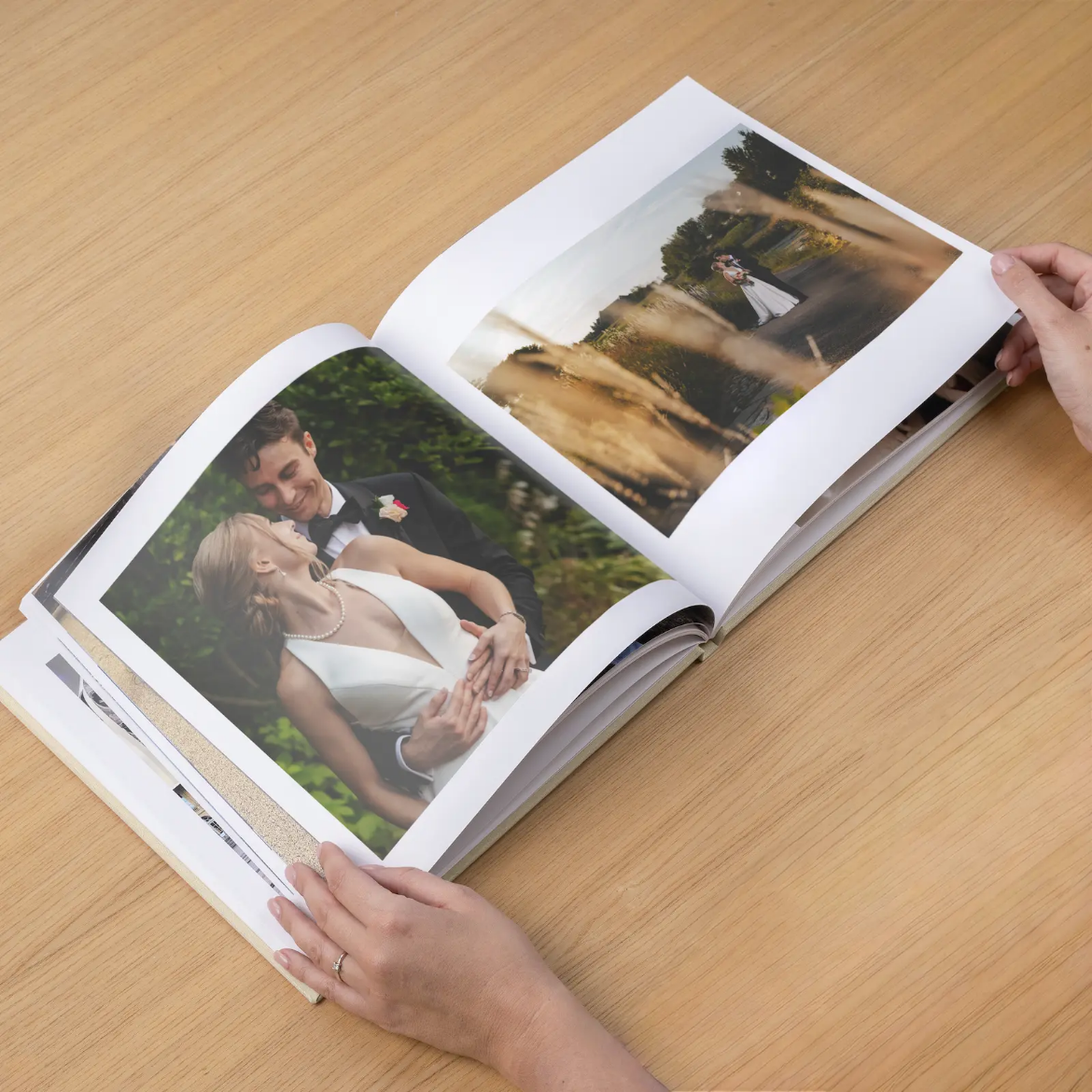 Picture of Velvet Hard Cover Wedding Photo Book
