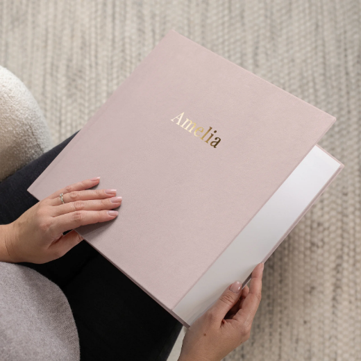 Picture of Velvet Hard Cover Baby Photo Book