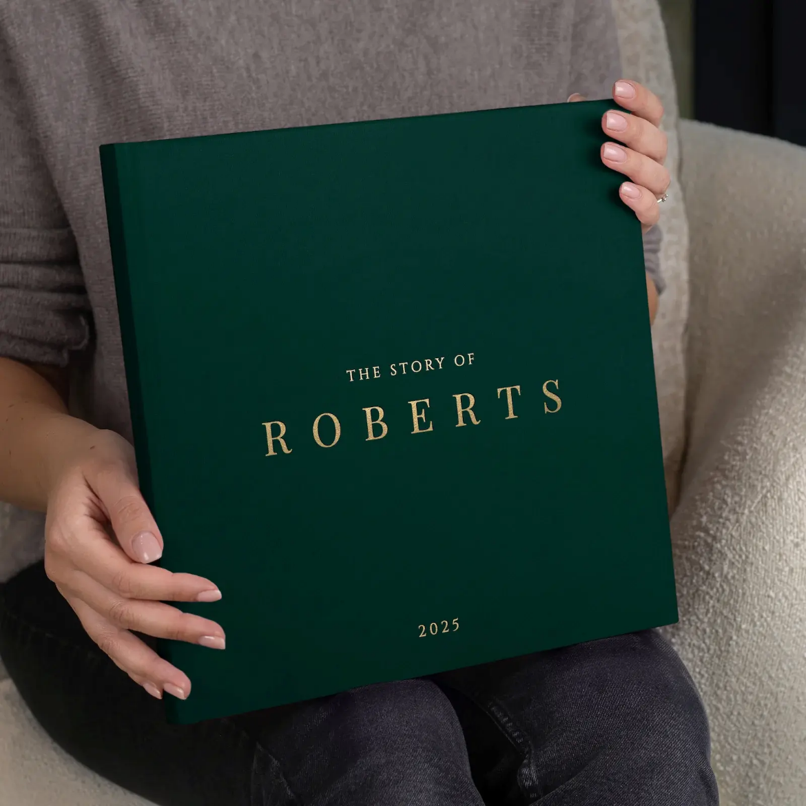 Picture of Velvet Hard Cover Family Photo Book