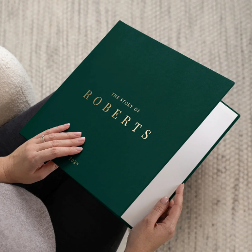 Picture of Velvet Hard Cover Family Photo Book