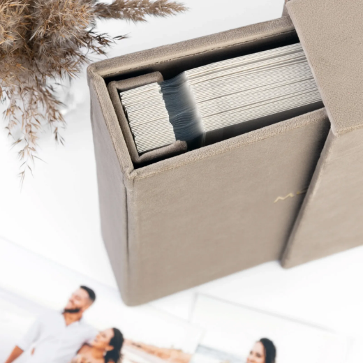 Picture of Velvet Self Adhesive Photo Album,