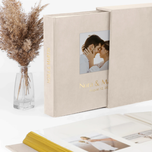 Picture of Velvet Self Adhesive Photo Album, Photo Window