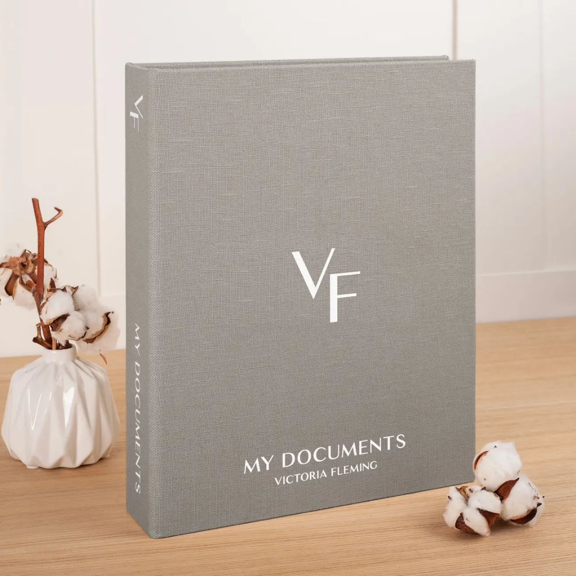 Picture of Linen Family Document Folder with Sleeves