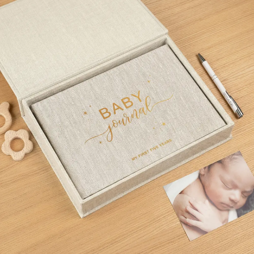 Picture of Linen Baby Journal