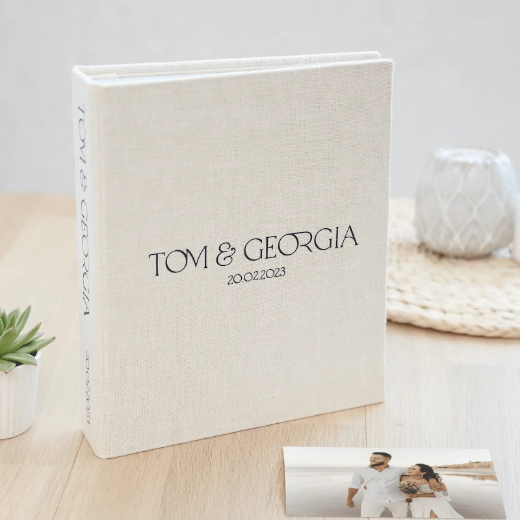 Picture of Linen Slip In Photo Album for 40-400 4x6 or 5x7 Photos