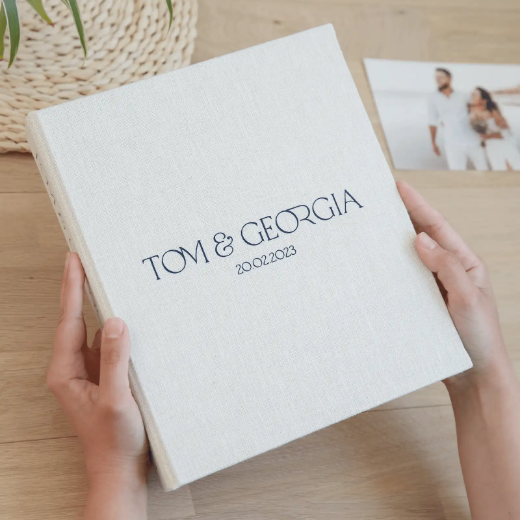 Picture of Linen Slip In Photo Album for 40-400 4x6 or 5x7 Photos