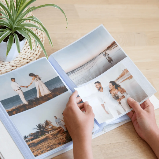 Picture of Linen Slip In Photo Album for 40-400 4x6 or 5x7 Photos