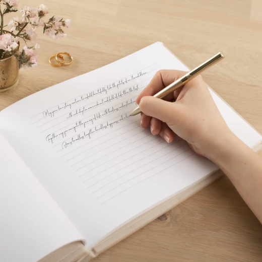 Picture of Velvet Wedding Guest Book