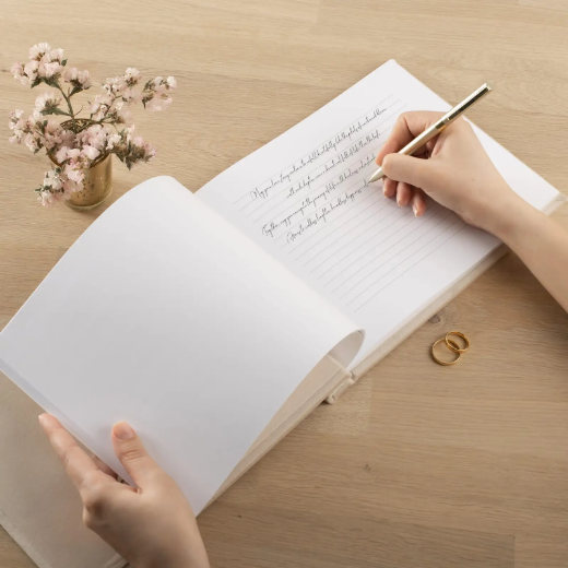 Picture of Velvet Wedding Guest Book